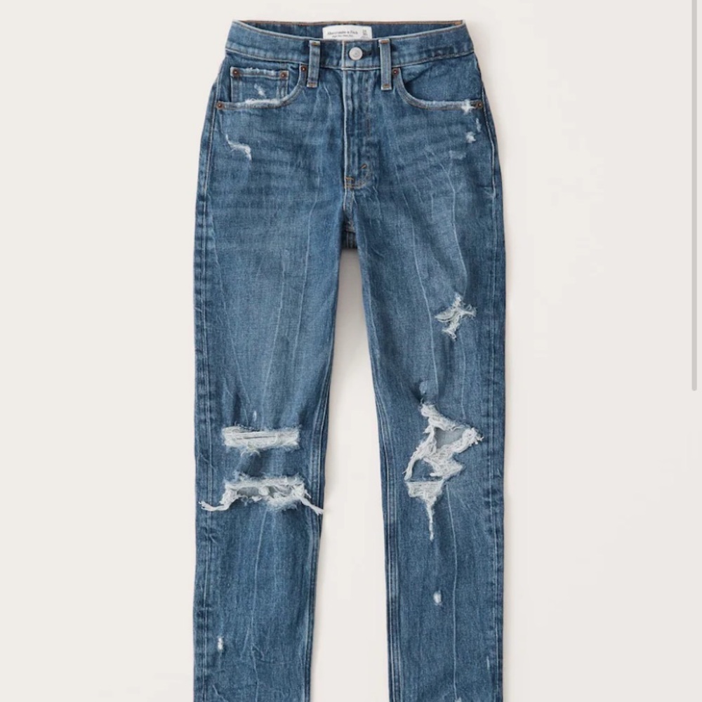 Abercrombie & Fitch Curve Love mom jeans